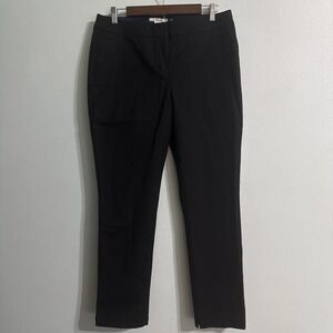 Boden Richmond Pants Women Black Size 10R Stretch Cotton Career Work Trousers